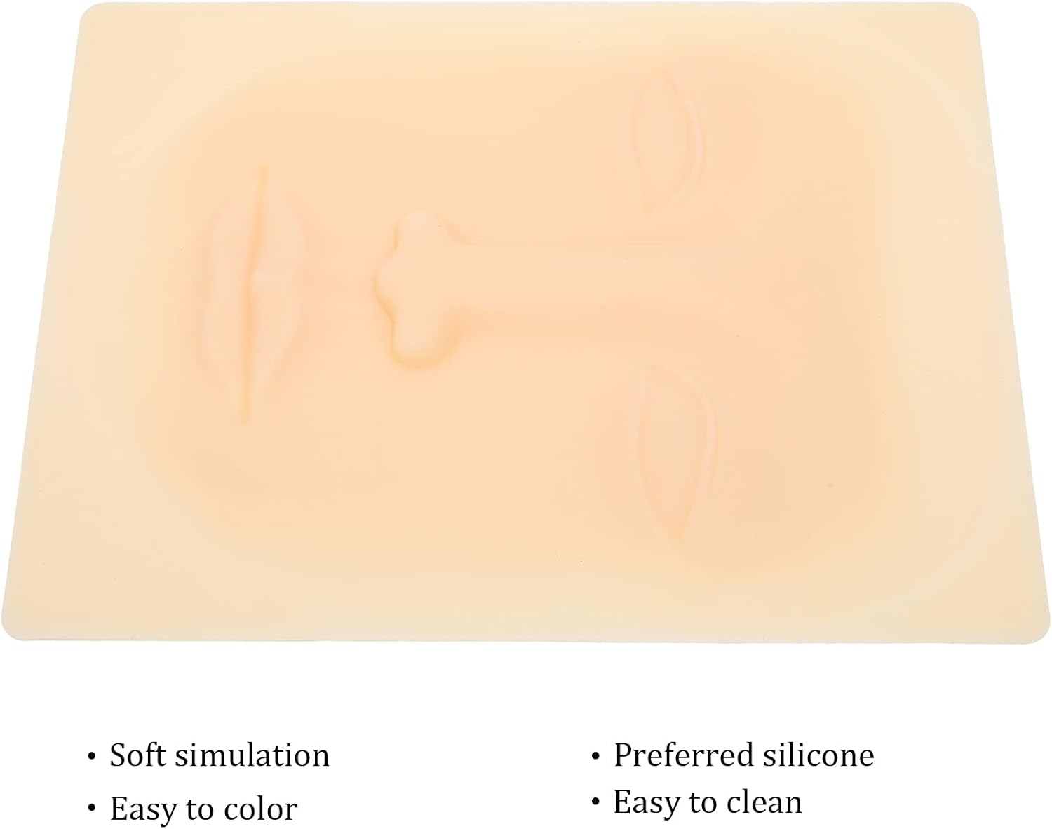 Permanent Makeup Practice Skin, Washable Reusable 4D Facial Tattoo Training Skin for Eyebrow Eyeliner Lip