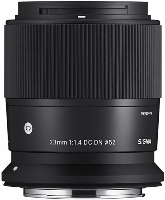 Sigma 23mm F1.4 DC DN Canon RF Mount Monofocal Wide Angle APS-C Mirrorless Lens Contemporary