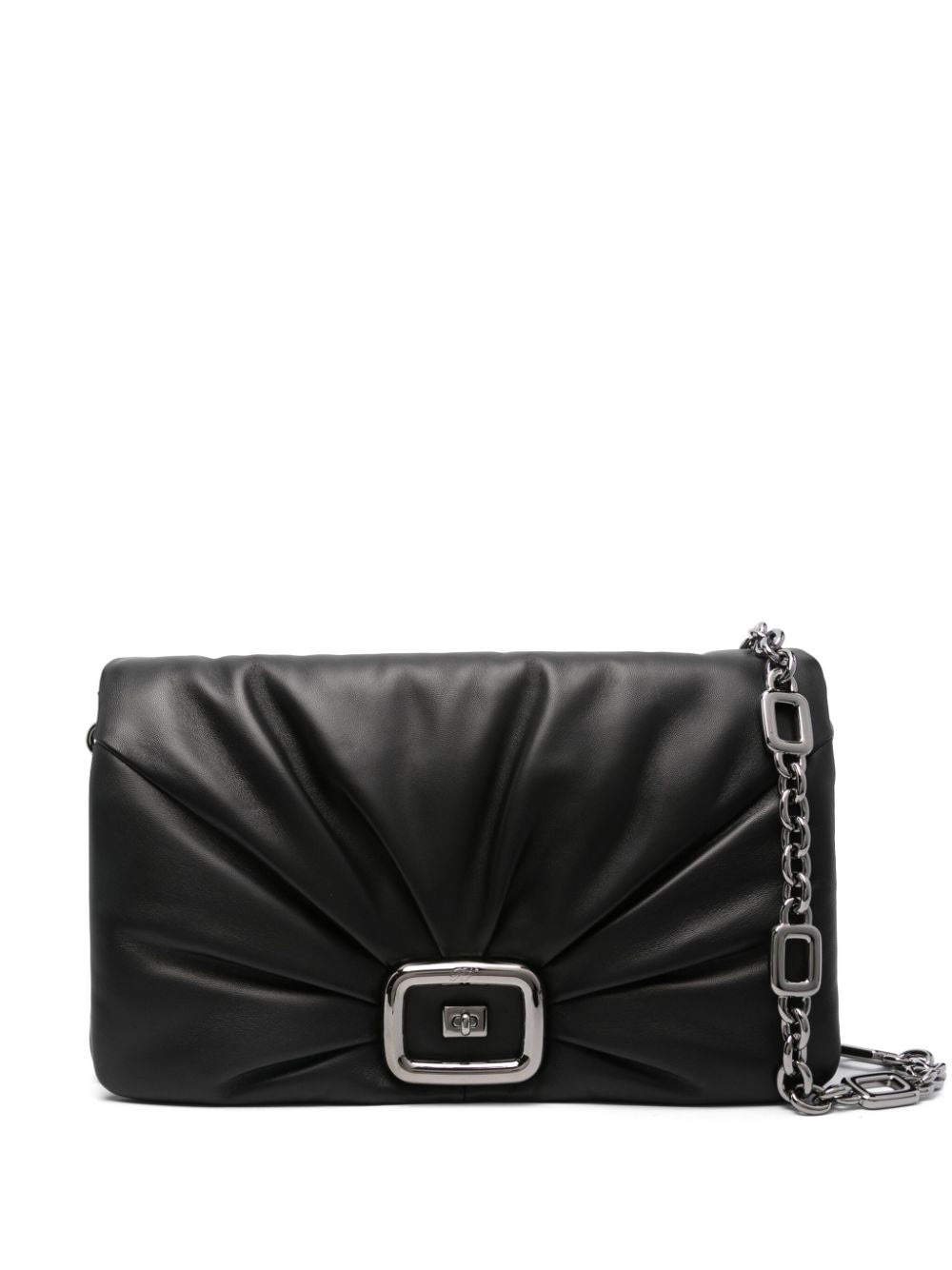 Roger Roger Vivier Viv 'Choc Leather Clutch - Image 2