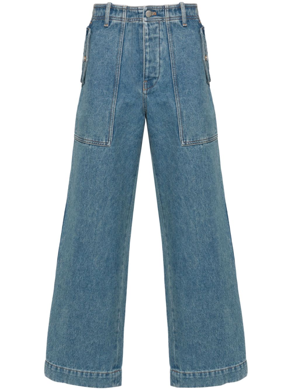 Maison Maison Kitsune 'ワークウェアデニムコットンジーンズ - Image 2