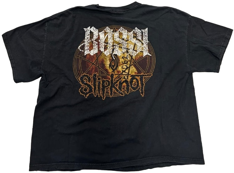 BOSSI 'SLIPKNOT GRIDFACE' RHINESTONE VINTAGE TEE