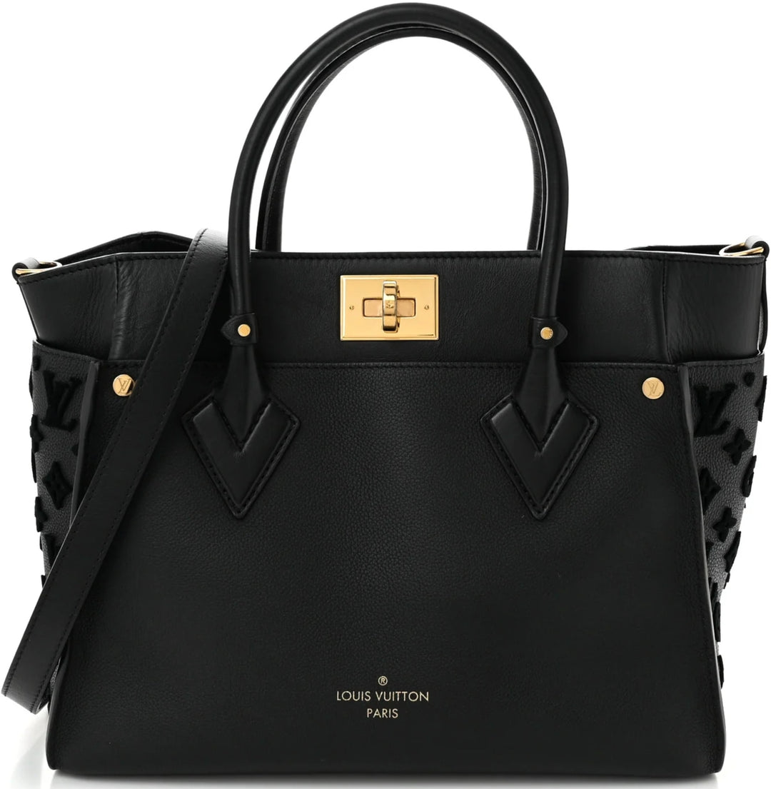 LOUIS VUITTON 'ON MY SIDE' BLACK AUTRES PURSE