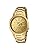 Seiko SNKA10K1 Men's 5 Watch, Automatic Winding, Gold Dial, Overseas Model, gold, Bracelet Type