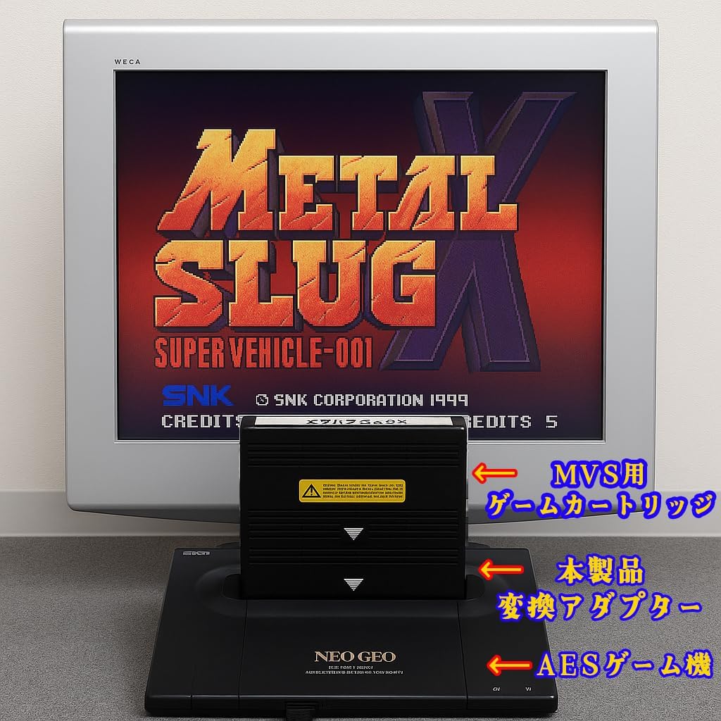 VISPREA MVSコンバーター ネオジオ NEOGEO AES に適合する MVS変換アダプター アーケードカートリッジ対応 高互換性 ゲーム変換器 MVS基板用ゲームソフトを家庭用ゲーム機本体でプレイ可能
