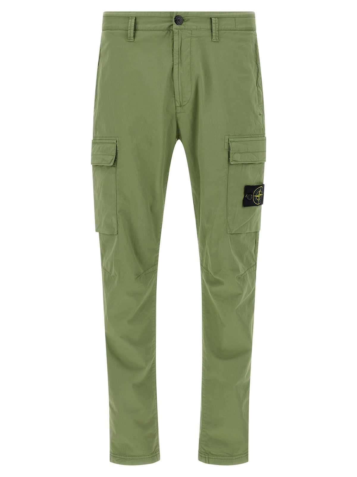 Stone Stone Island Logo Badge Cargo Pants - Image 2