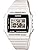 Casio W-215H Series Standard Digital Wristwatch, Men's, Women's, Overseas Model, Gloss White x Black W-215H-7AV