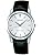 Seiko Selection Men's Quartz Pair, Silver/White/Band: Black (Cow Leather), Belt Type: