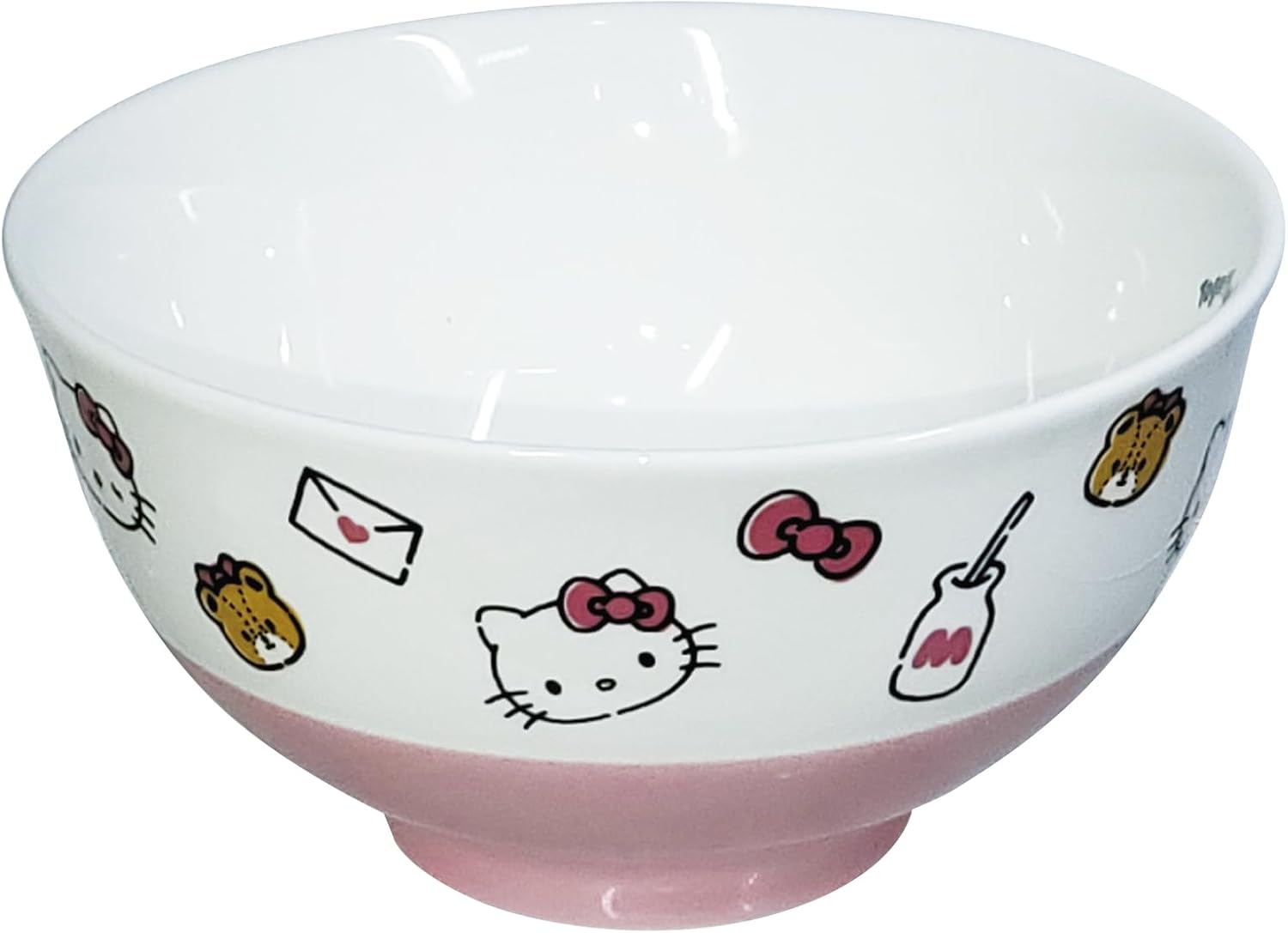Sanrio Hello Kitty Rice Bowl, Fluffy Pink, Kitty-chan, Pink, Sanrio Goods, Tableware