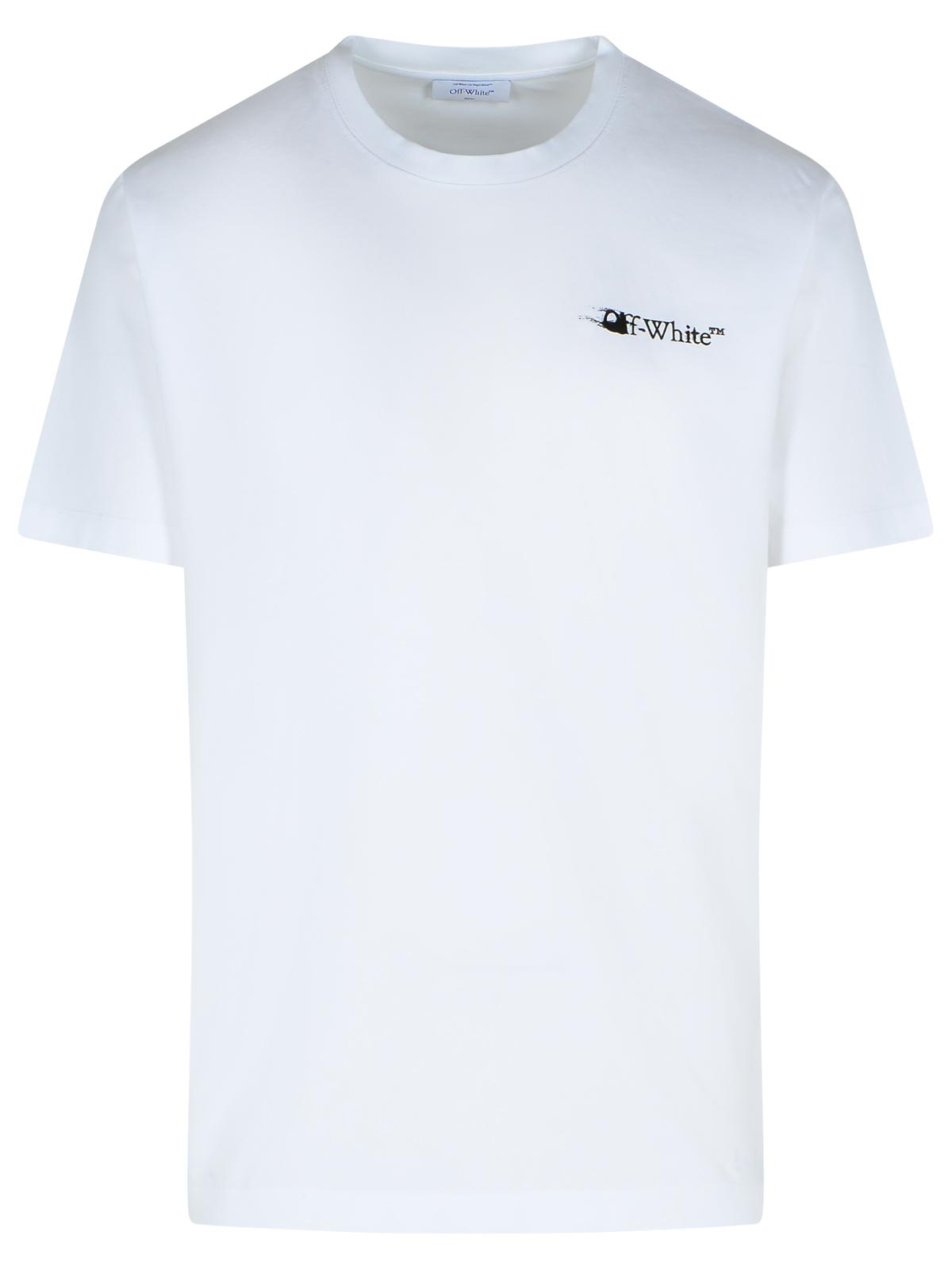 Off Off White 'Ink Arrow' White Cotton T Shirt - Image 2