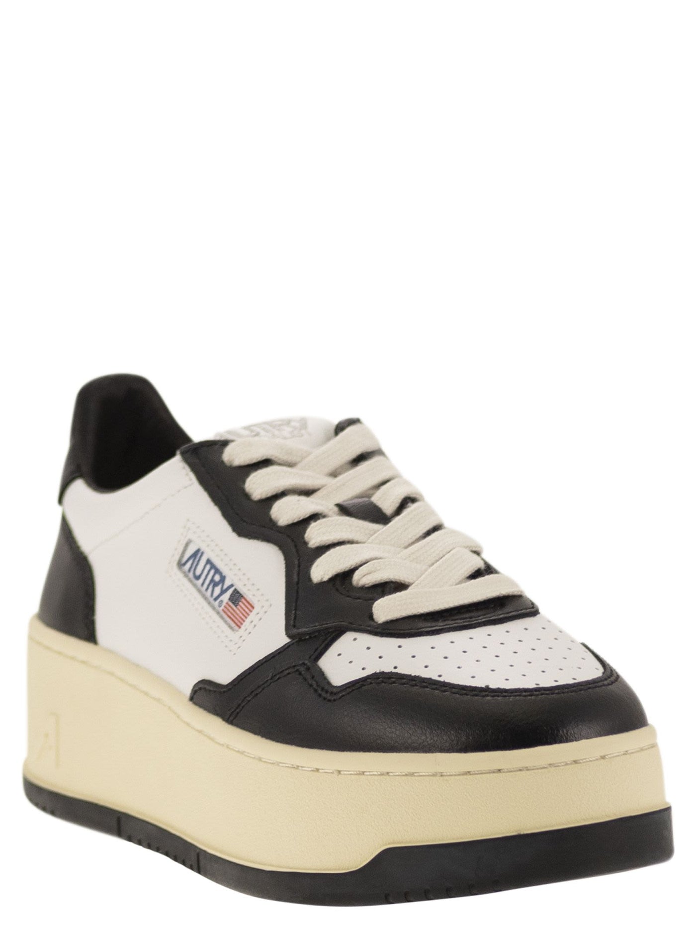 Autry Medalist Platform Leather Trainers - Image 2