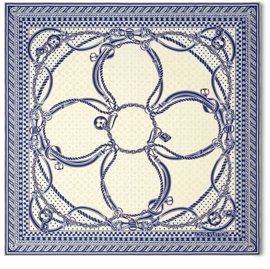 LOUIS VUITTON Ocean Bandana Shawl - Image 2