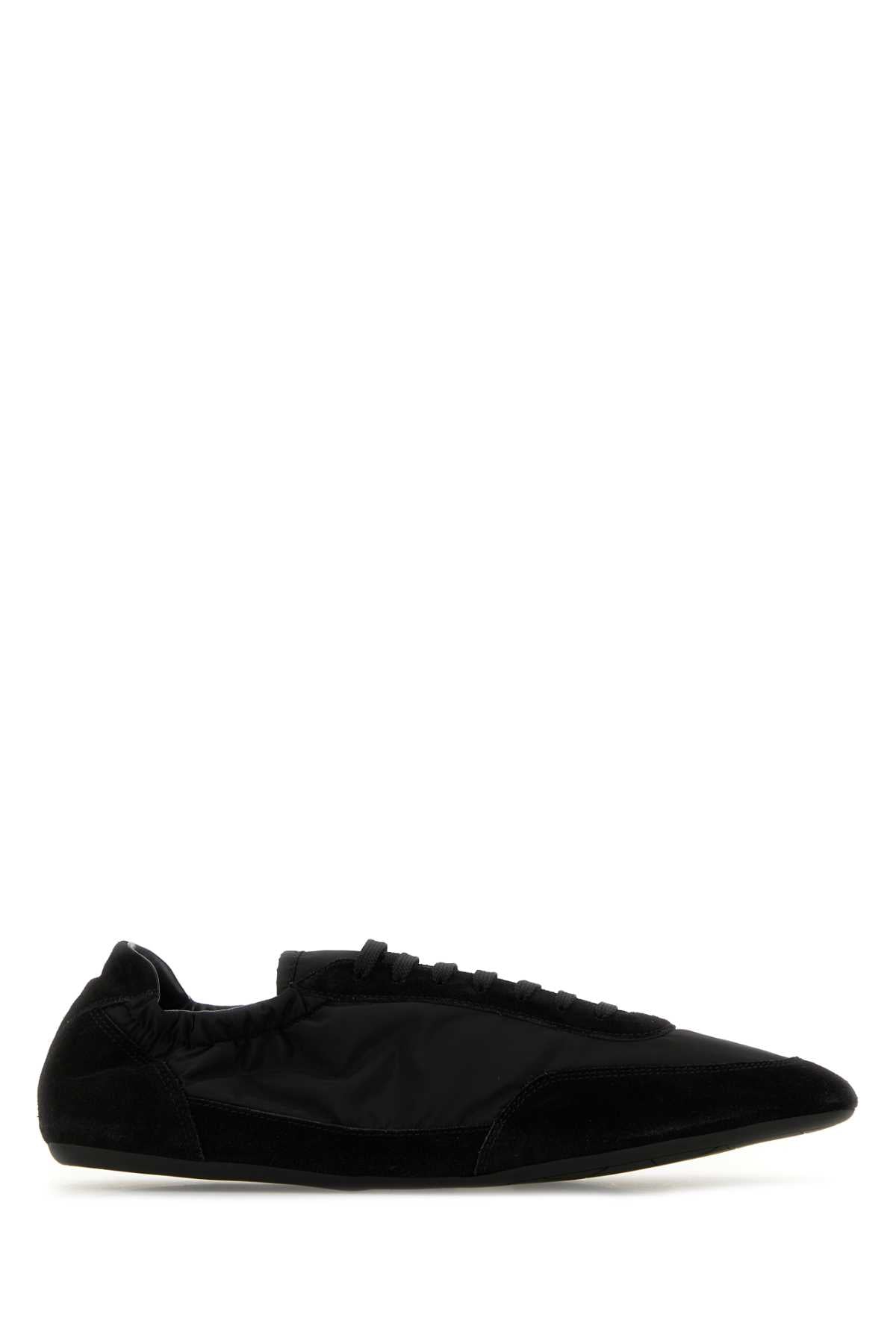 Prada プラダブラックナイロンとスエードスニーカー - Image 2