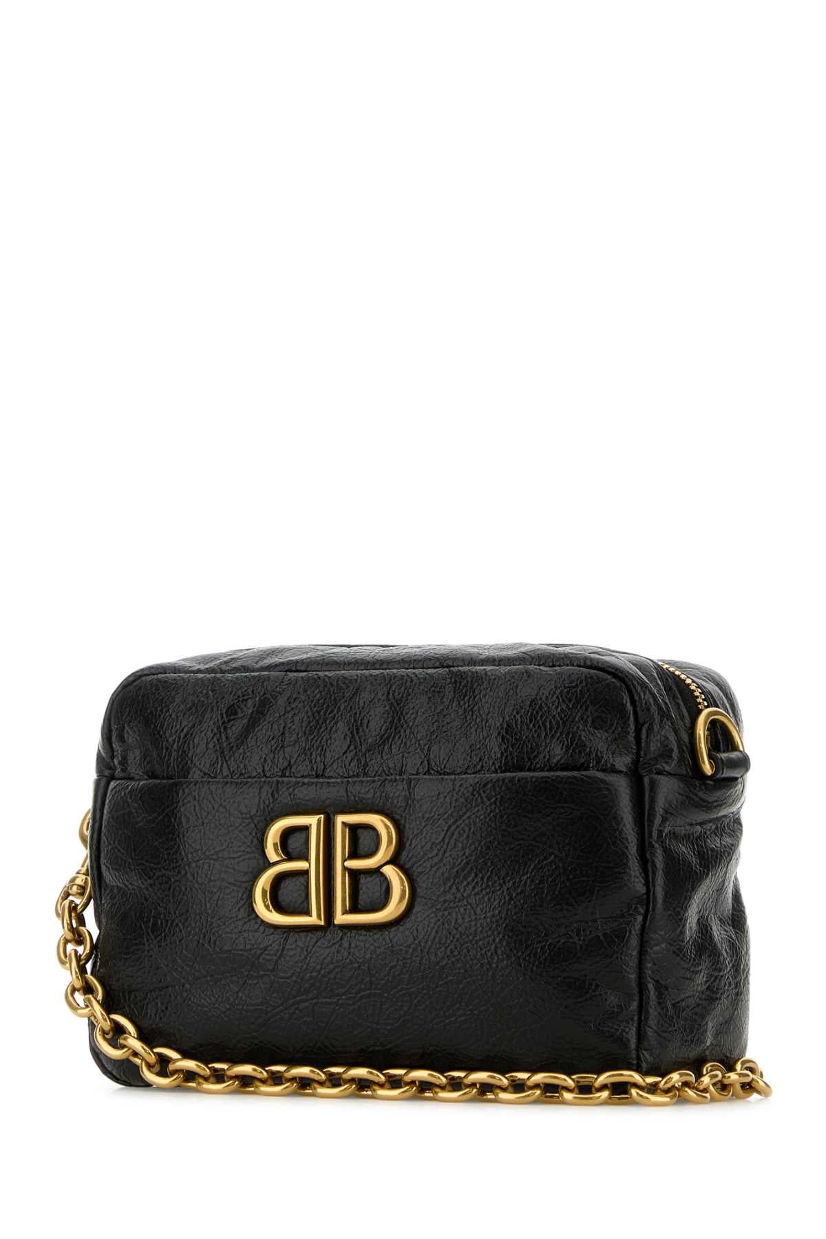Balenciaga バレンシアガブラックレザーモナコ Xs クロスボディバッグ - Image 2