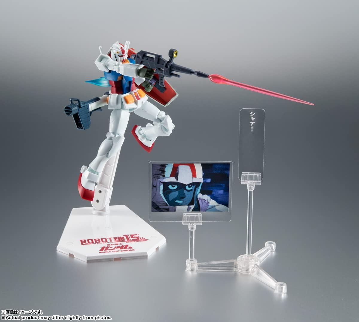 BANDAI SPIRITS ROBOT Spirits Mobile Suit Gundam RX-78-2 Gundam Version A.N.I.M.E. Robot Spirits 15th ANNIVERSARY Approx. 4.9 inches (125 mm) ABS & PVC Pre-painted Action Figure