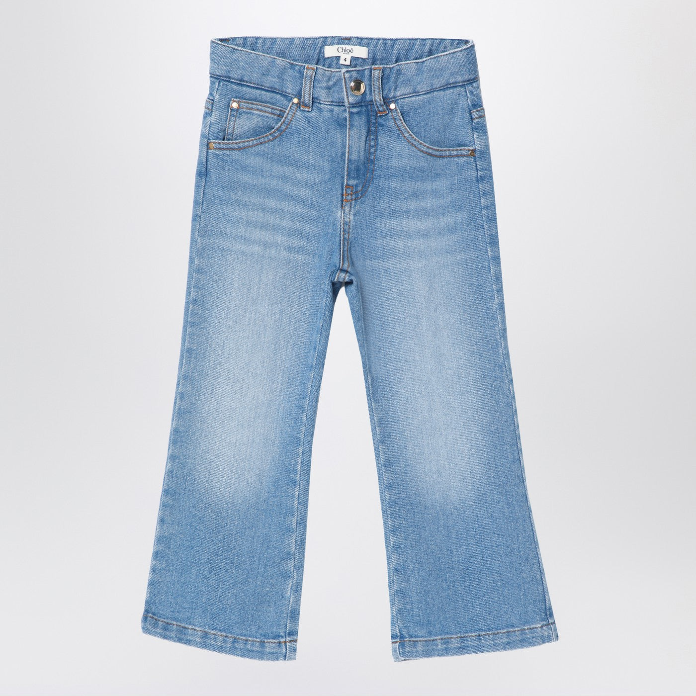 Chloe クロエブルーウォッシュエフェクトジーンズ - Image 2