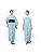 Amemari Yukata, 2-Piece Set, One-Piece Yukata Set, Wrinkled Waistband, Women's, 2-Way Coordinated, Easy to Wear, Trend Yukata, 100% Cotton, 8 Patterns, One Size Fits Most, Dull Color, Cute