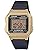 Casio Standard W-217HM-9A Wristwatch, Men's, Women's, Kids, Children, Boys, Girls, Chippukashi, Digital, Date, Gold, Gold, Black, Overseas Model