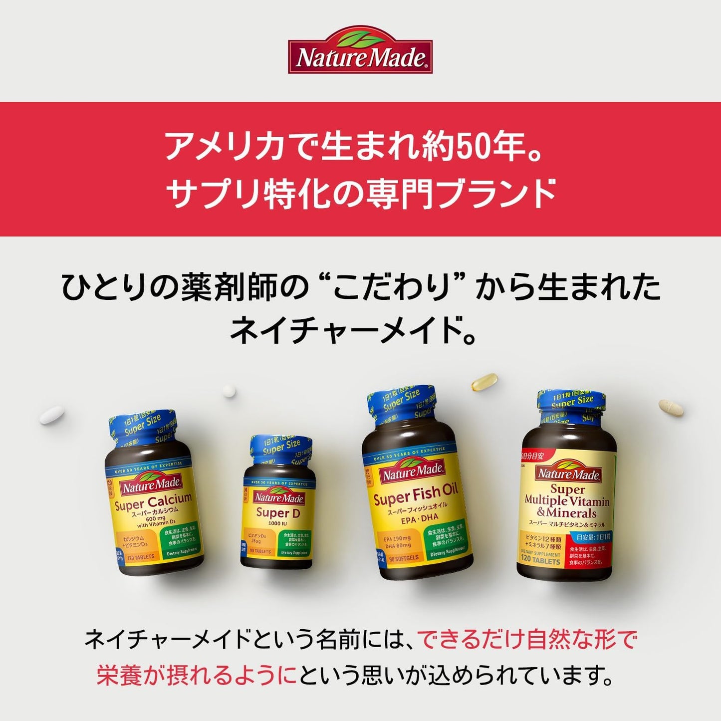 NATUREMADE Otsuka Pharmaceutical Super Multi Vitamin & Minerals, 120 Tablets, 120 Day Supply