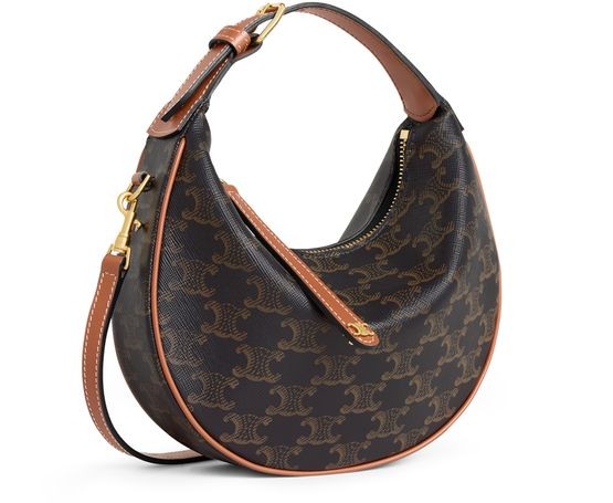 teen Celine Lulu in Triomphe canvas and calfskin - Image 2