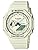 Casio GMA-S2100/BASIC Green Accent Wristwatch, Genuine Domestic Product, white/teal, 1 piece, Digital