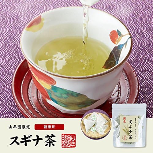 [100% Made in Japan] Horsetail Tea Pack, 0.06 oz (1.5 g) x 20 Packs x 2 Bags Set, No Pesticides, Caffeinated Sugamo Tea House Made in Miyazaki Prefecture, Sannenen