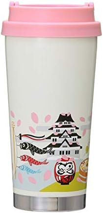 Starbucks Stainless Steel You Are Here Collection Stainless Steel Tumbler, Japan Spring 16.1 fl oz (473 ml), Japanese Exclusive, Local Cup, Japanese Style, Sakura, Vegetable Flowers, Mt. Fuji Carp Stori, Daruma, Sushi, Pottery, Coffee