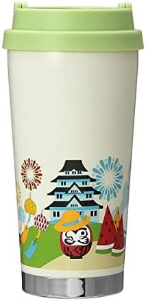 Starbucks Staba You Are Here Collection Stainless Steel Tumbler, Japan Summer 16.1 fl oz (473 ml), Japanese Style, Sunflower, Syringe, Castle, Fireworks, Summer, Mt. Fuji Green, Heat Retention, Cold Insulation, Japan Limited Coffee