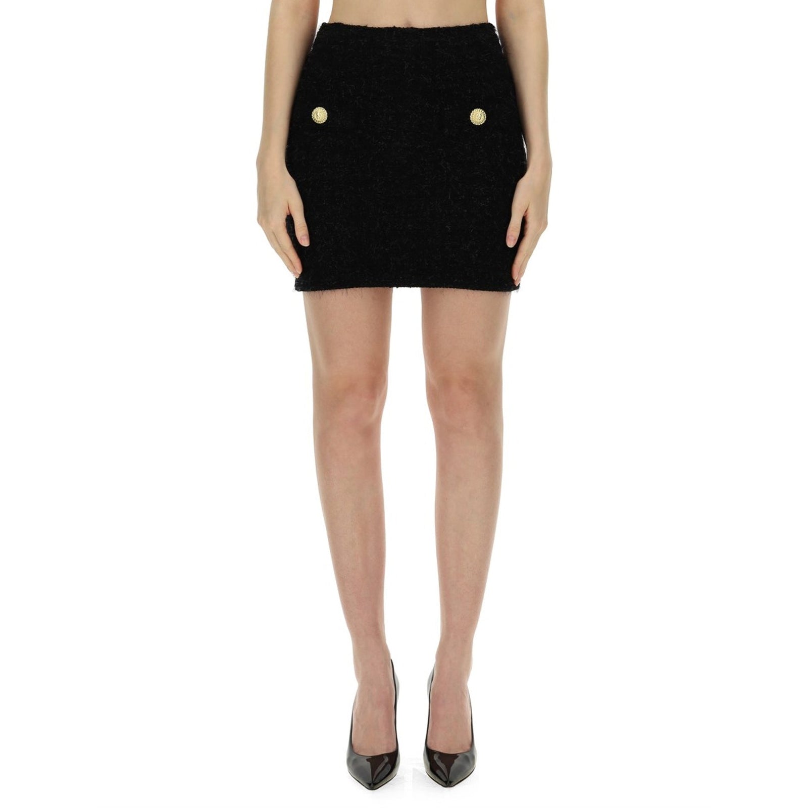 Balmain Tweed Mini Skirt - Image 2