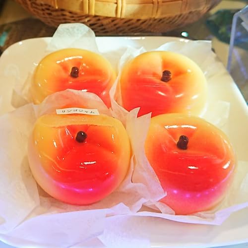 Folk Art Shinshu Apples, Uses Shinshu Apples, Jam Apples (1 Box, 6 Pieces)