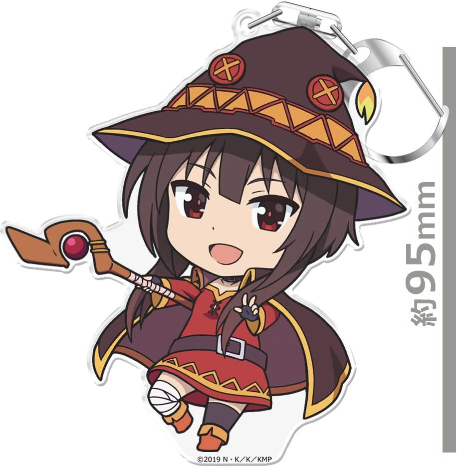 Blessing On This Wonderful World The Movie: Beni Legend: Punikoro! Key Chain (with Stand) Megumin
