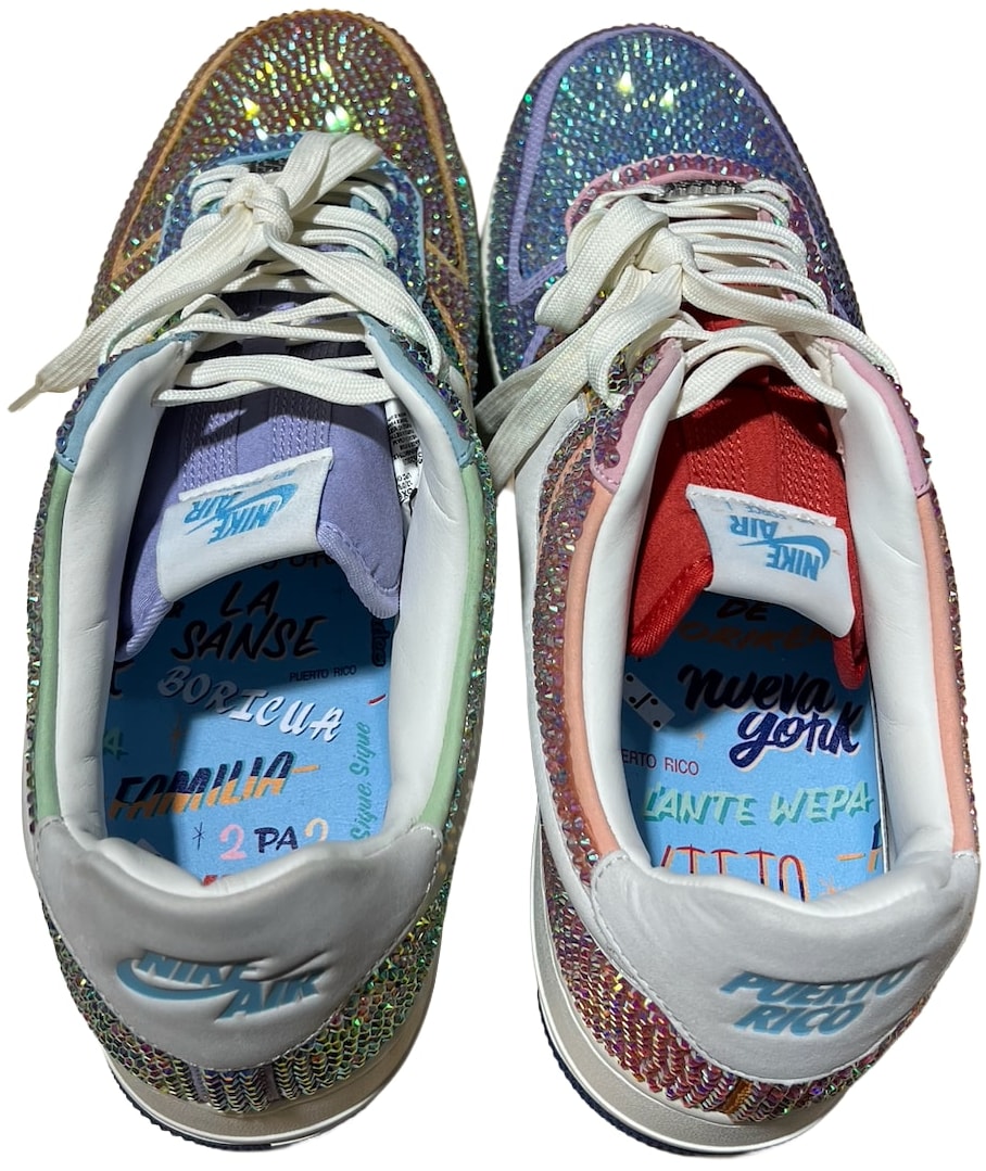BOSSI 'PR PASTELS' RHINESTONE SNEAKERS