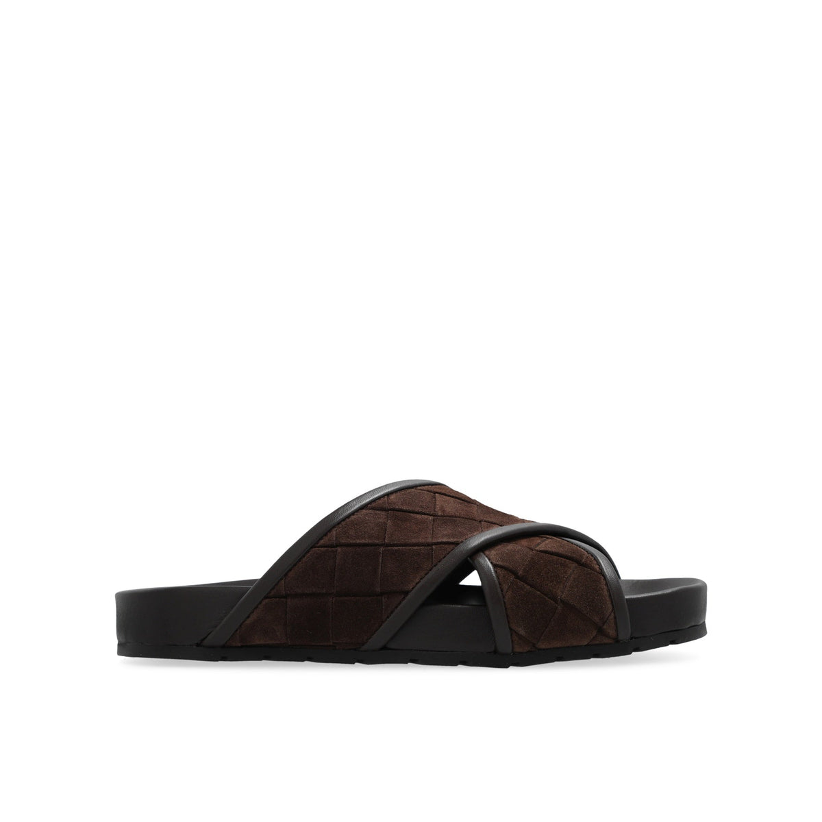 Bottega ボッテガベネタタリッククリスクロスサンダル - Image 2