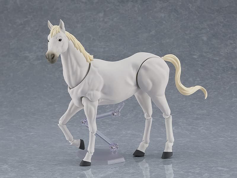 Max Factory figma Wild Horse White Non-Scale Plastic Pre-painted Action Figure