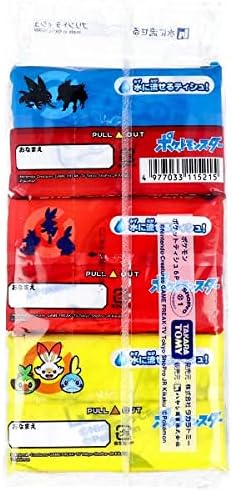 Hayashi Shoji Pokemon Mini Pocket, 6 Pieces
