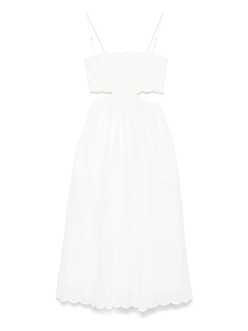 Zimmermann ZIMMERMANN RHIANNON LINEN MIDIドレス - Image 2