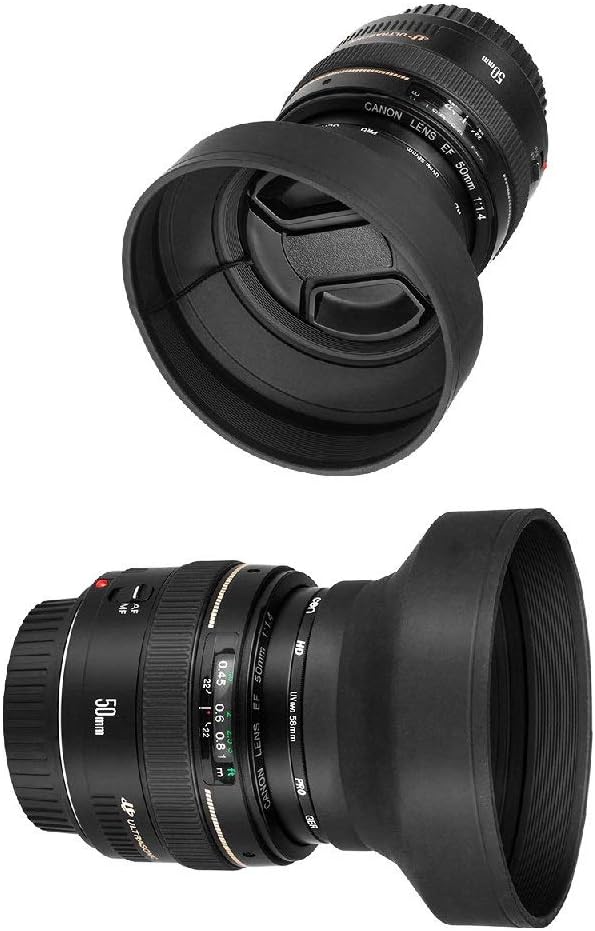 PC Tech Camera Lens Hood Wide Silicone Lens Hood Foldable Front Hood Cover for Nikon Tamron Sigma Sony Nikon Tamron Sigma Sony 67mm