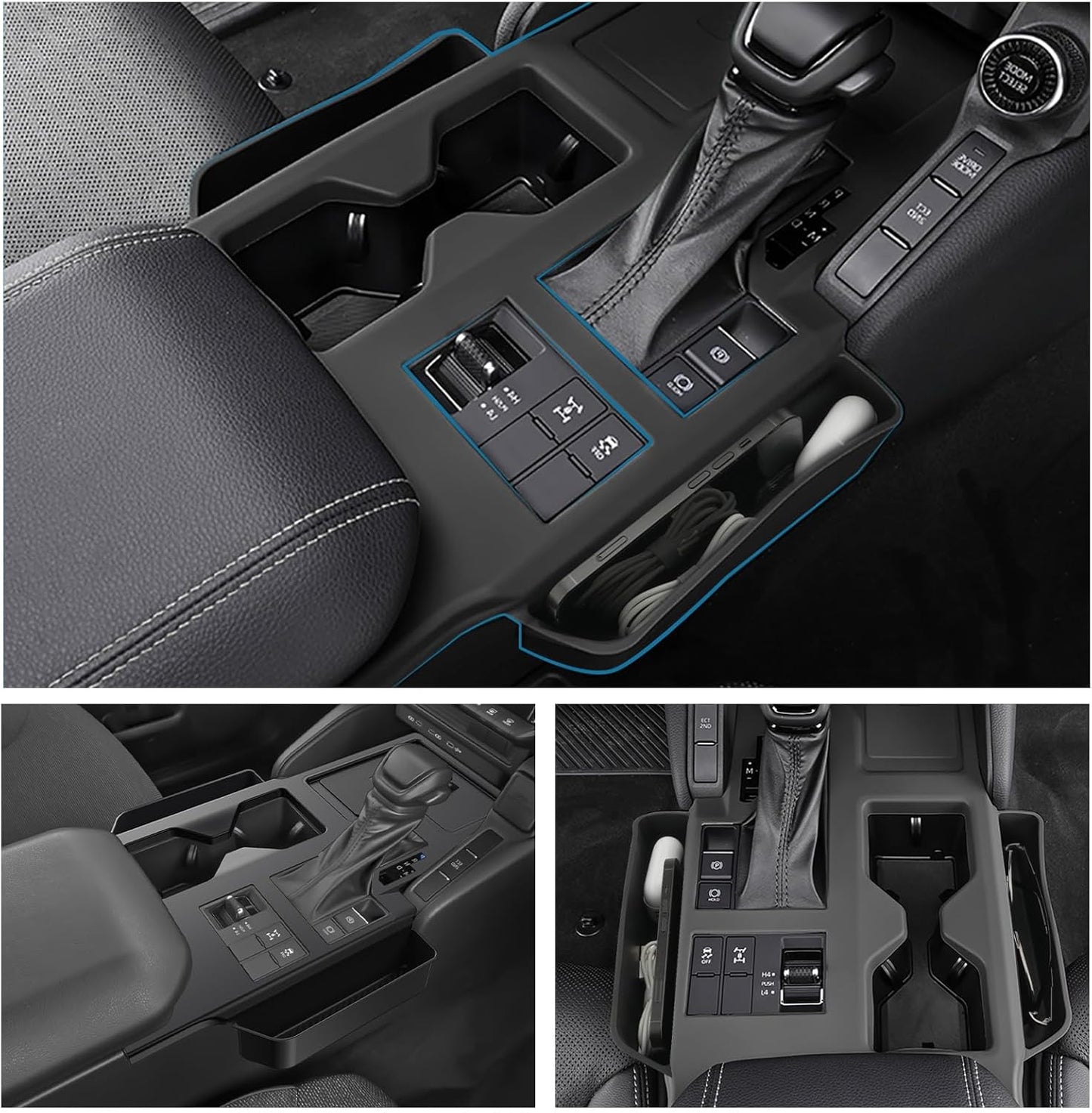 ruiya 2024 New Toyota Rankle 250 Center Console Box Console Box Console Tray Console Box Land Cruiser 250 Accessories Rankle 250 Accessories Storage Parts Car Storage Interior Tray Accessory Storage