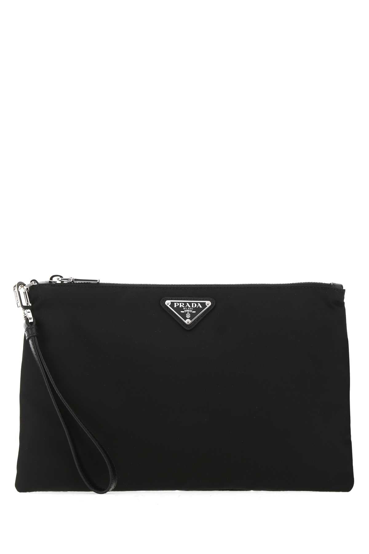 Prada プラダブラックreナイロンクラッチ - Image 2