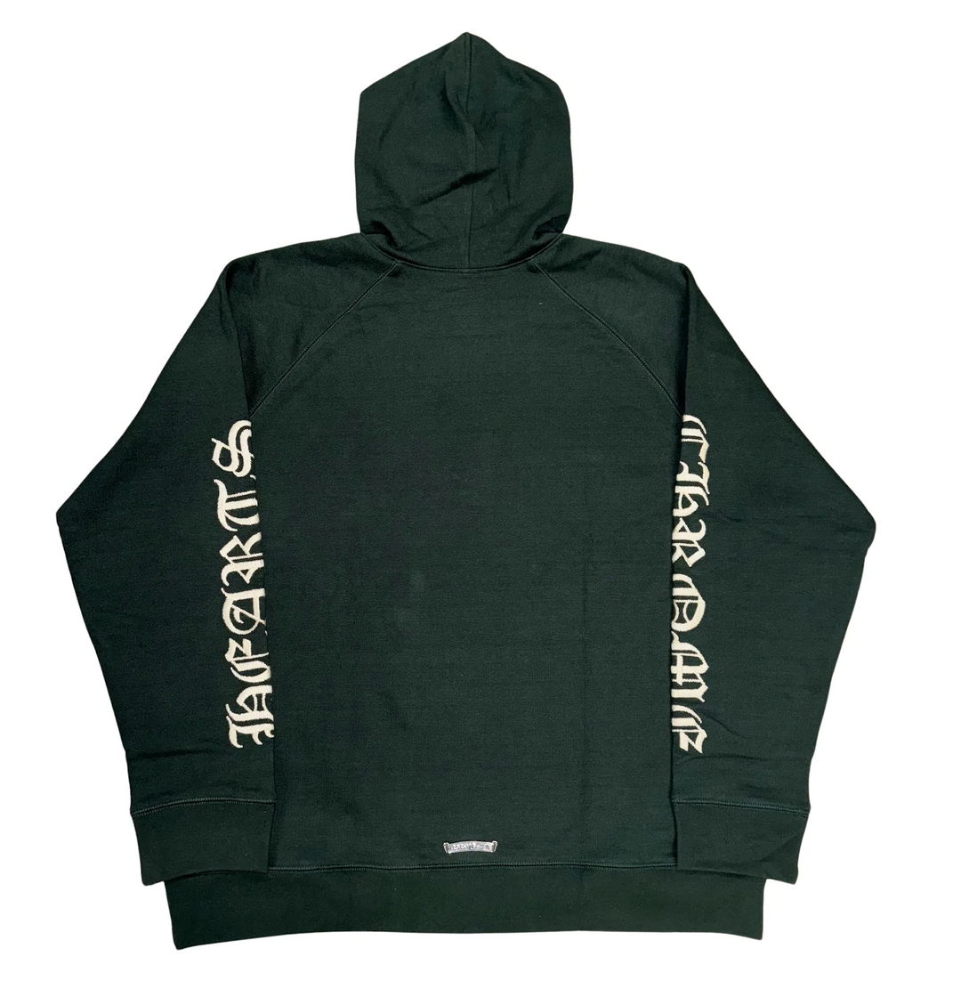 CHROME HEARTS 'SLO RIDE' GREEN HOODIE