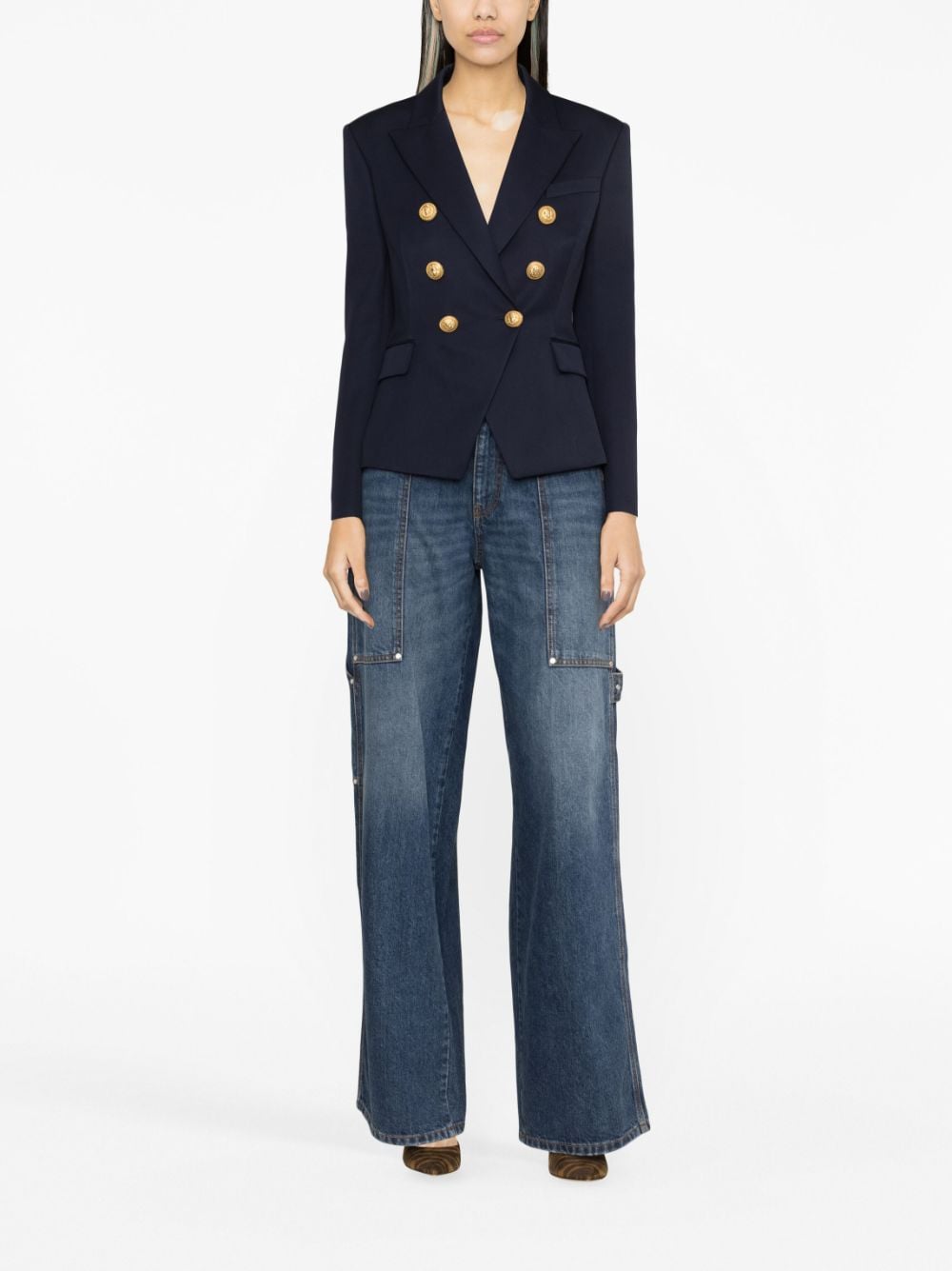 Balmain バルメイン二重胸ウールジャケット - Image 2