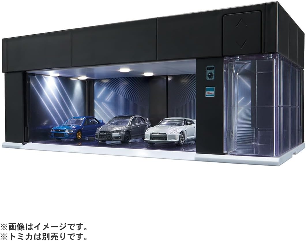 Takara Tomy Tomica Garage Premium Black Standard Edition Mini Car Toy for Ages 6 and Up