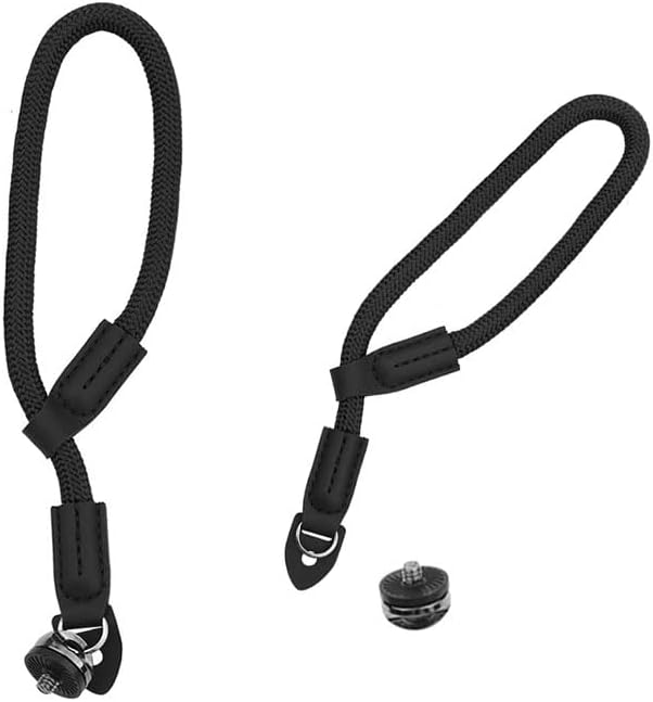 KOOLRIVER Camera Strap, Camera Strap, Hand Strap, Camera Strap, SLR, Mirrorless, Digital Camera, Wrist Strap, Drop Prevention, Grip Strap, For Canon, Nikon, Olympus, Olympus Sony, GoPro Hero dji zhiyun feiyu moza (Red)