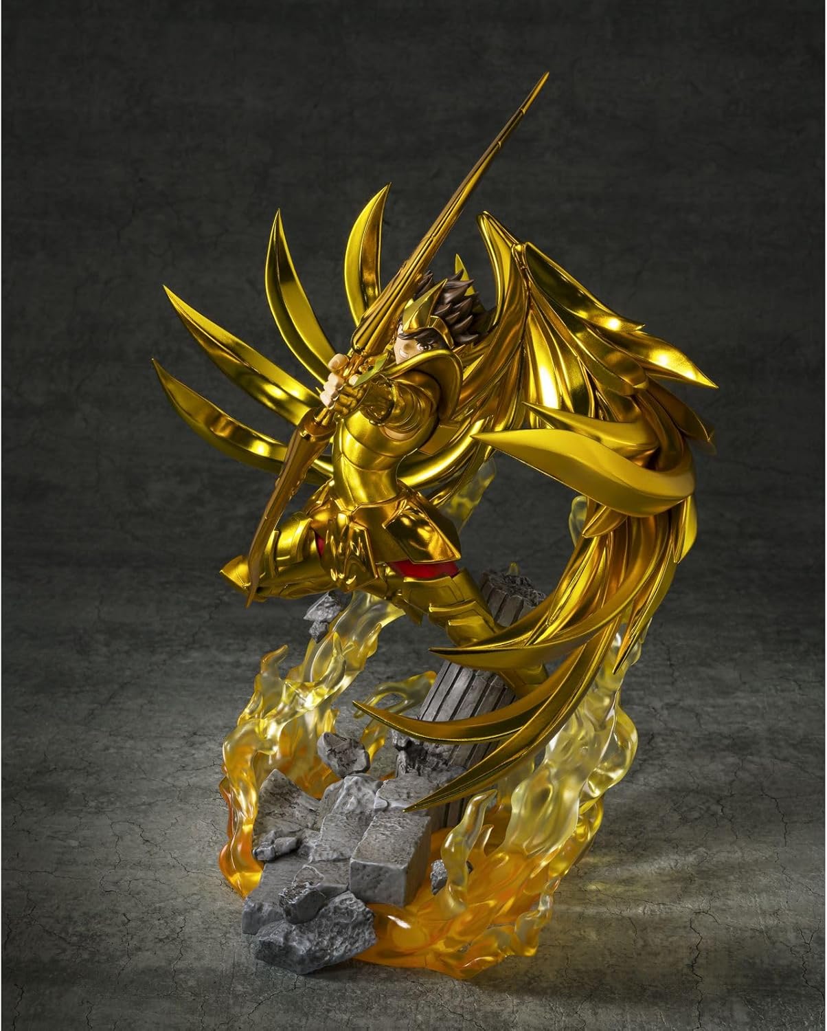 Figuarts Zero Touche Métallique Saint Seiya, Sagittarius Seiya, Approx. 9.8 inches (250 mm), PVC & ABS, Pre-painted Complete Figure