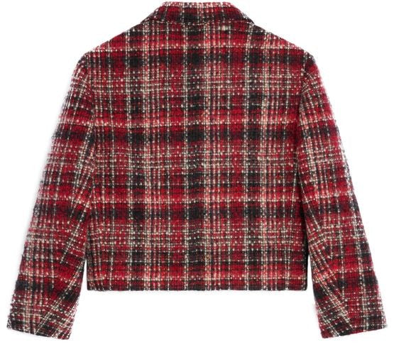 CELINE Charlotte jacket in check wool natté - Image 2