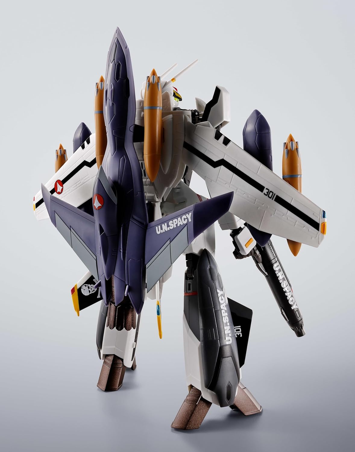Tamashi Nations Hi-Metal R Macross Zero VF-OS Phoenix + QF-2200D-B Ghost, Approx. 5.5 inches (140 mm), ABS & Die-Cast & PVC Pre-Painted Action Figure