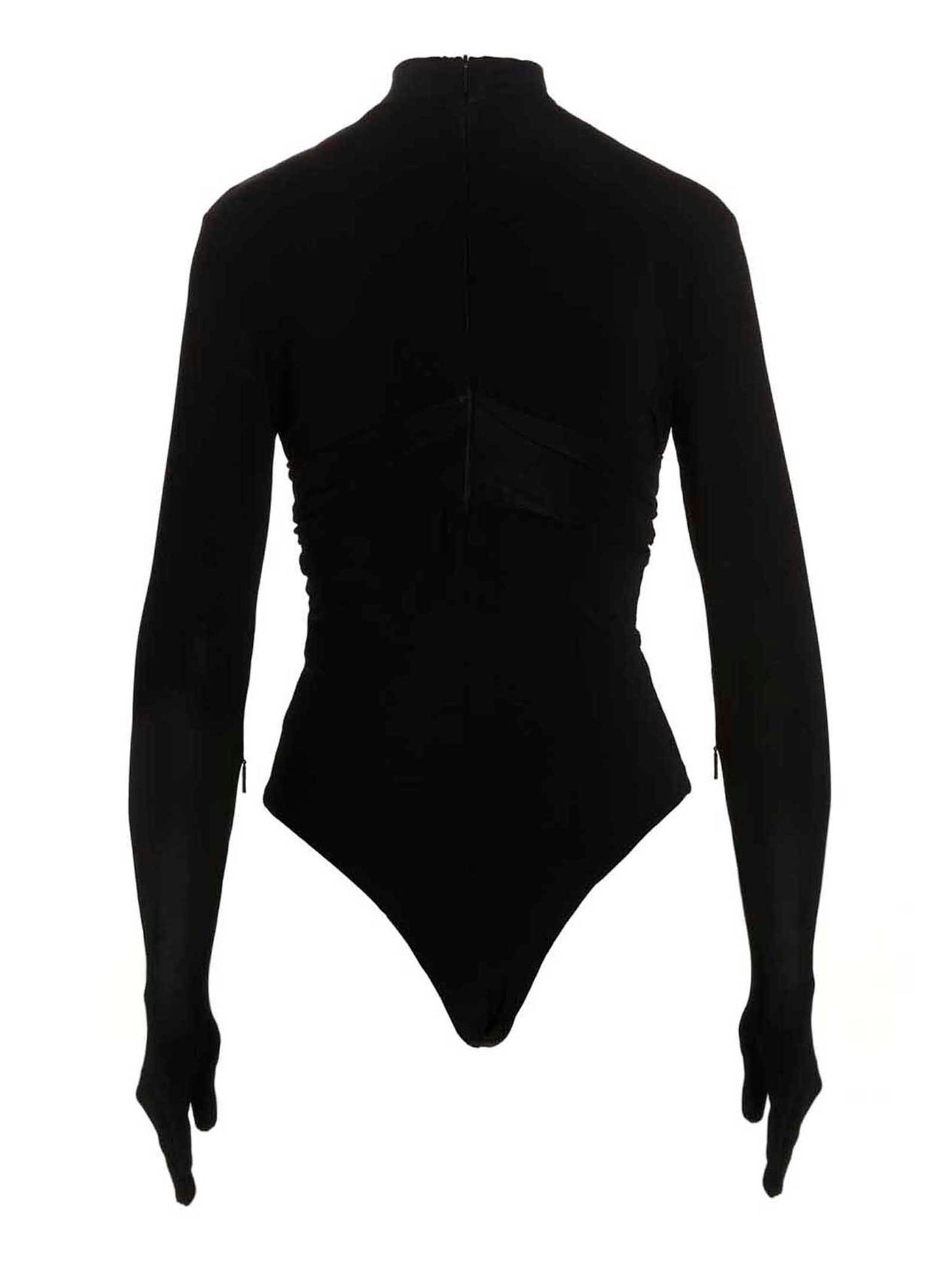 Ambush 待ち伏せ「ハート型の手袋」ボディスーツ - Image 2