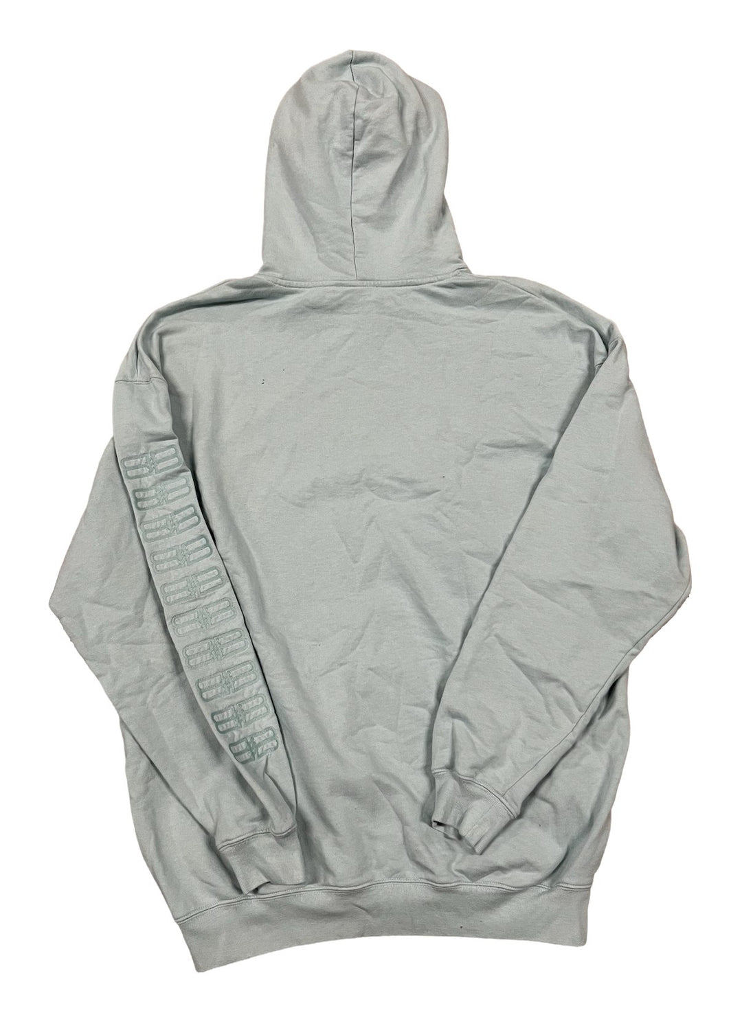 BALENCIAGA 'BB LOGO' LIGHT BLUE OVERSIZED HOODIE