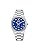 Seiko Alba Quartz Women's Navy Blue Pearl Dial Silver Stainless Steel Business Analog Date Calendar Watch Wristwatch Simple Bracelet