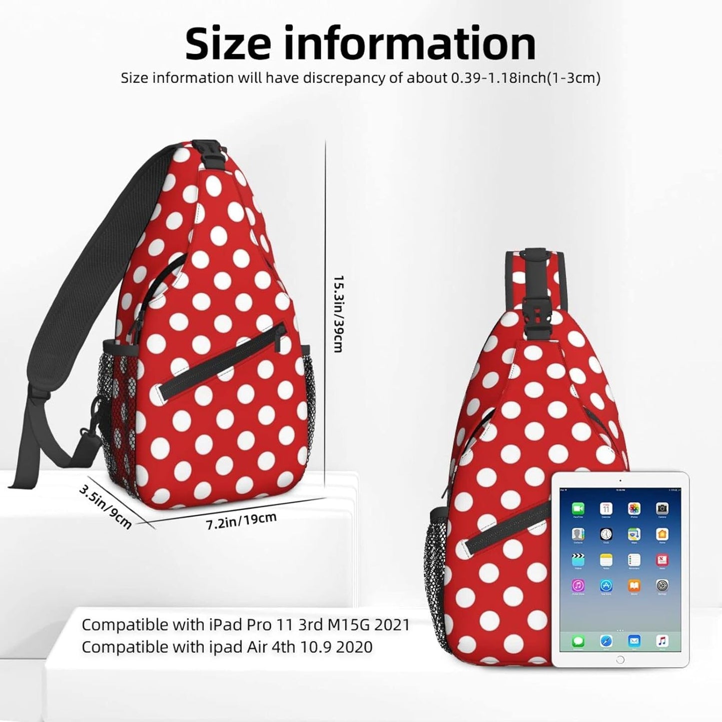 Famame Mochila bandolera para el pecho, bolsa de hombro, gimnasio, ciclismo, viajes, senderismo, mochila para hombres y mujeres, MultiColor37, Tamaño único