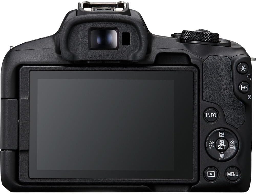 Canon EOS R50 Mirrorless Camera Kit - APS-C RF Camera with 18-45mm Lens, 4K Video, Dual Pixel AF II & Variable Angle Touch Screen (5811C012) + Canon Shoulder Bag + 64GB Memory Card